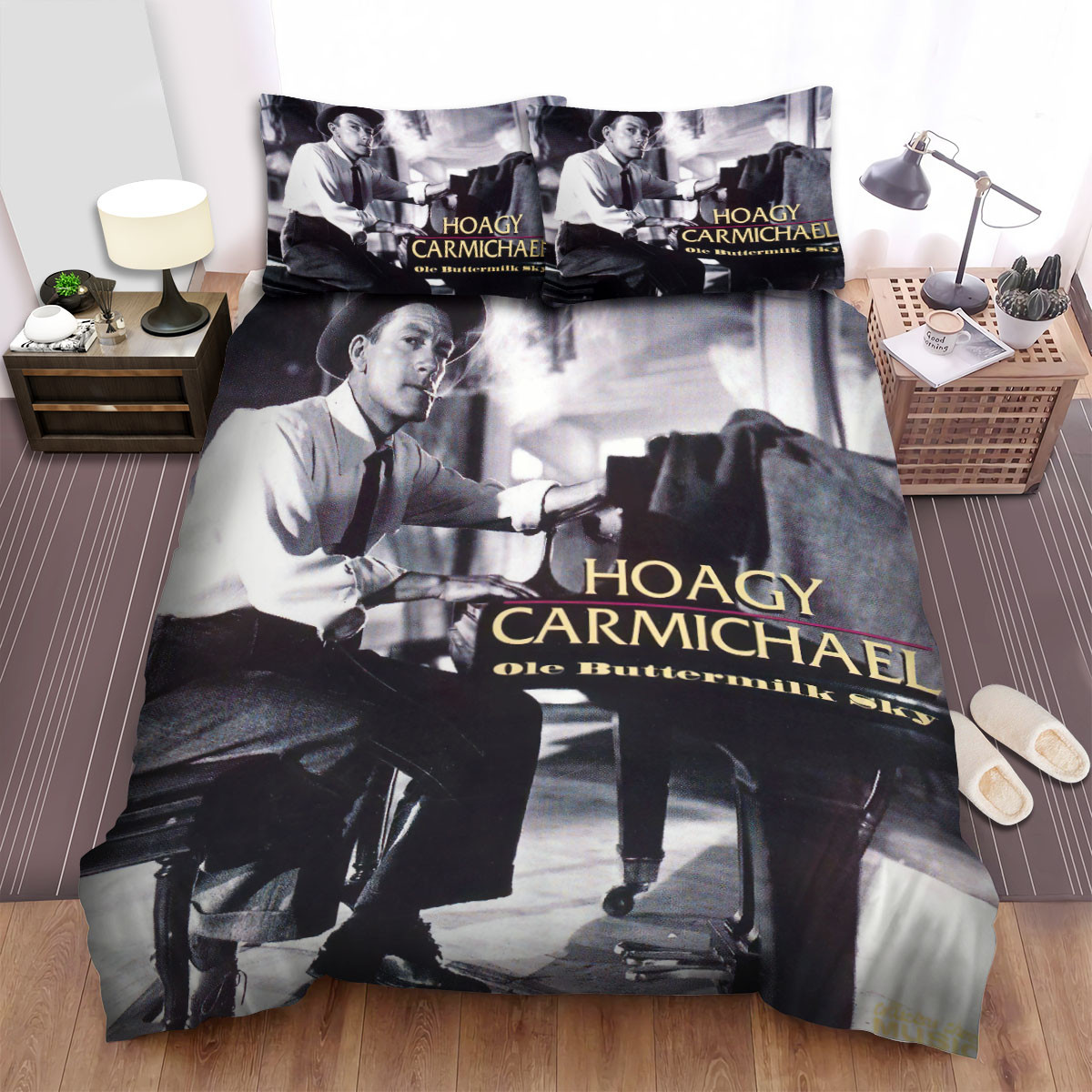 hoagy carmichael ole buttermilk sky ver2 bed sheets spread comforter duvet cover bedding sets woojr