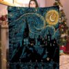 hogwarts school harry potter blanket 4dhsy