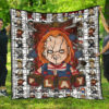 horror movie chucky wanna play horror characters game mode patterns premium quilt blanket pwfq2