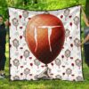 horror movie it balloon pennywise patterns premium quilt blanket nx1ee