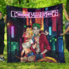 horror movie teenager joker and harley quinn modern city premium quilt blanket uuyok