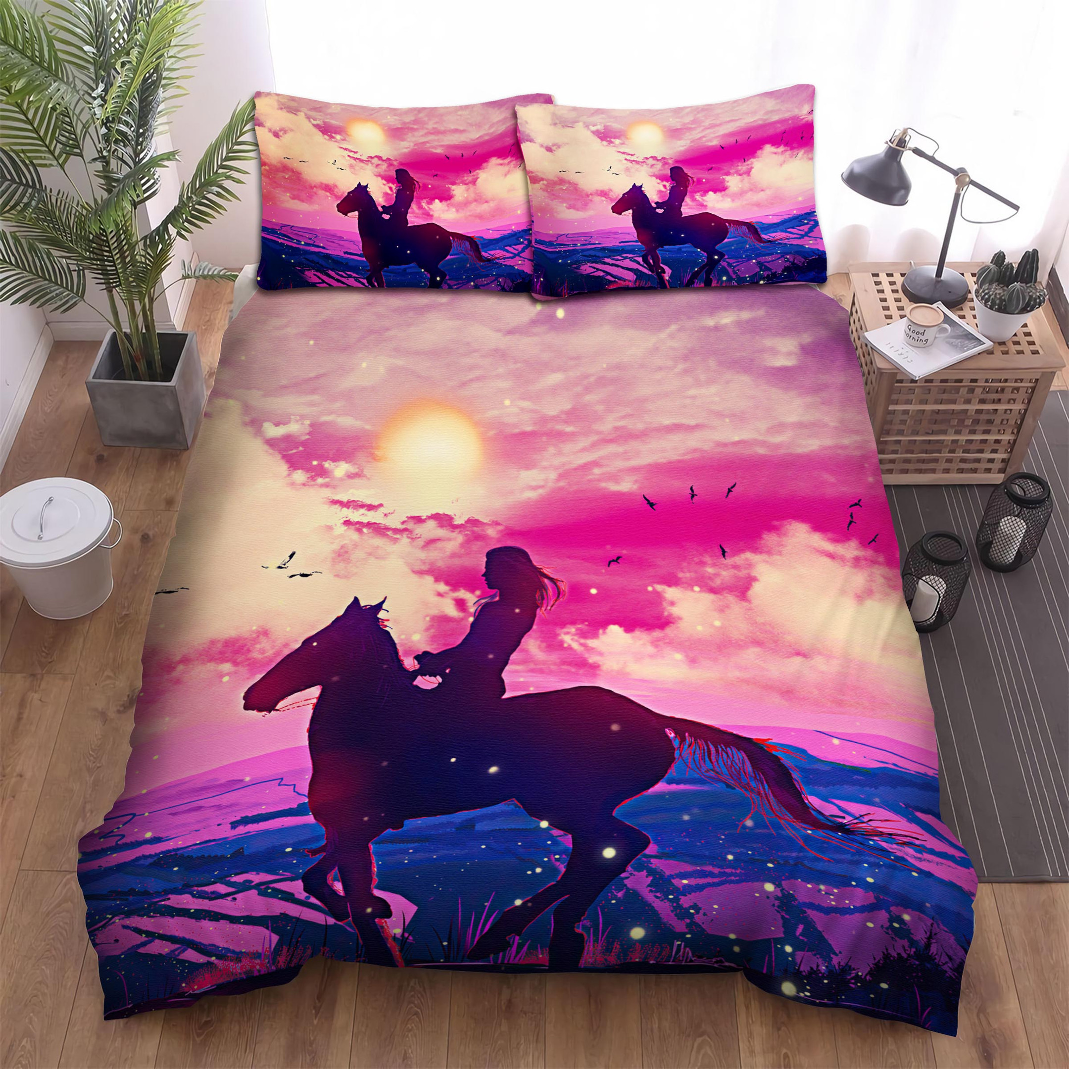 horse riding duvet cover bedroom sets comfortable bedding sets mlcn8