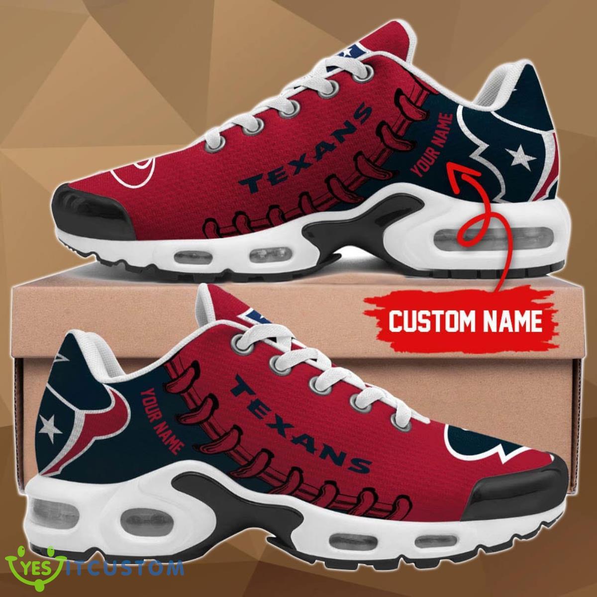 houston texans air cushion sports shoes custom name for fans