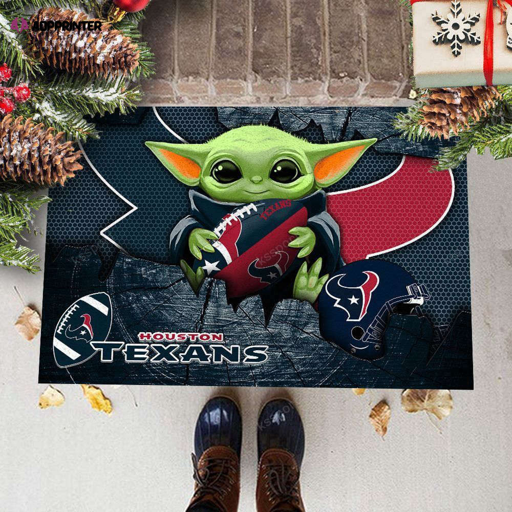 houston texans doormat best gift for home decor 1 1