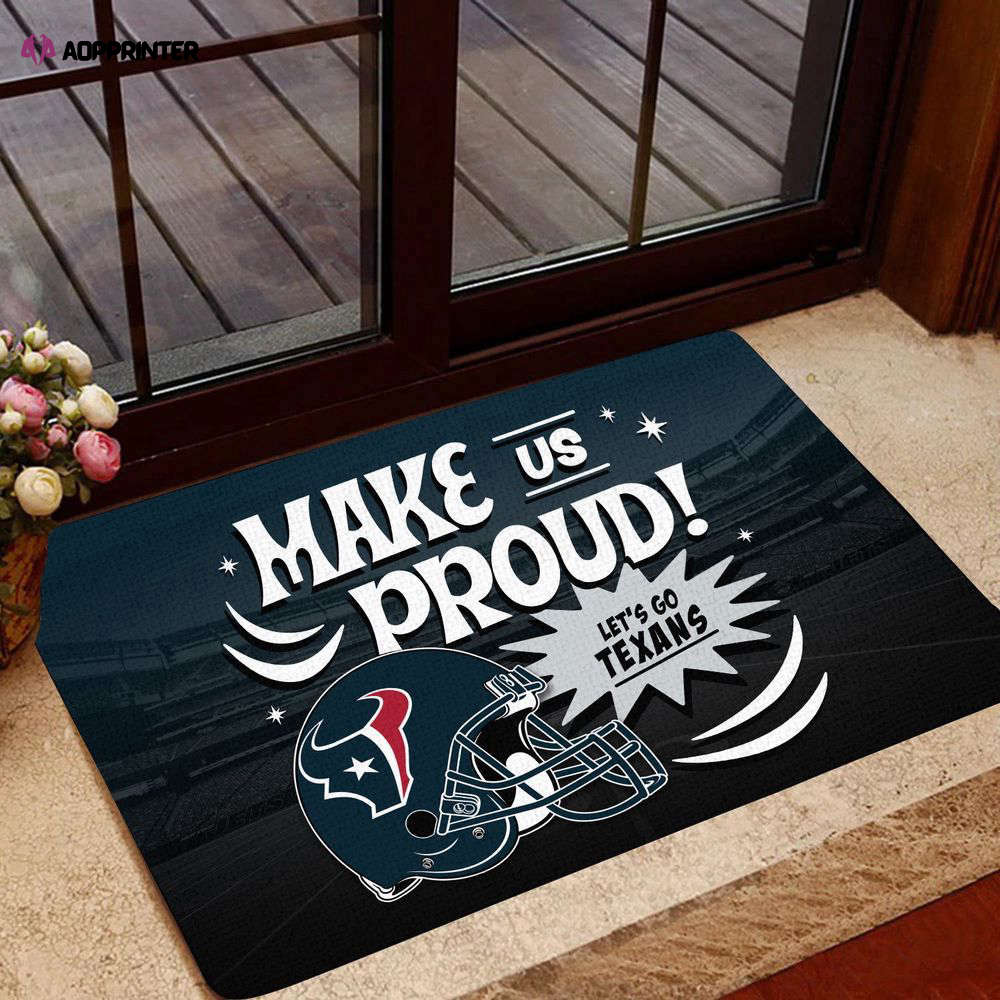 houston texans doormat best gift for home decor 1 2