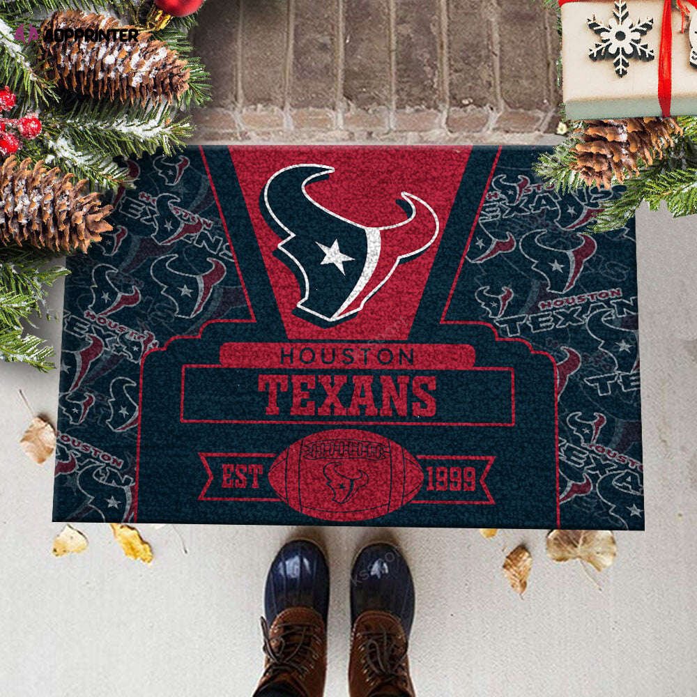 houston texans doormat best gift for home decoration