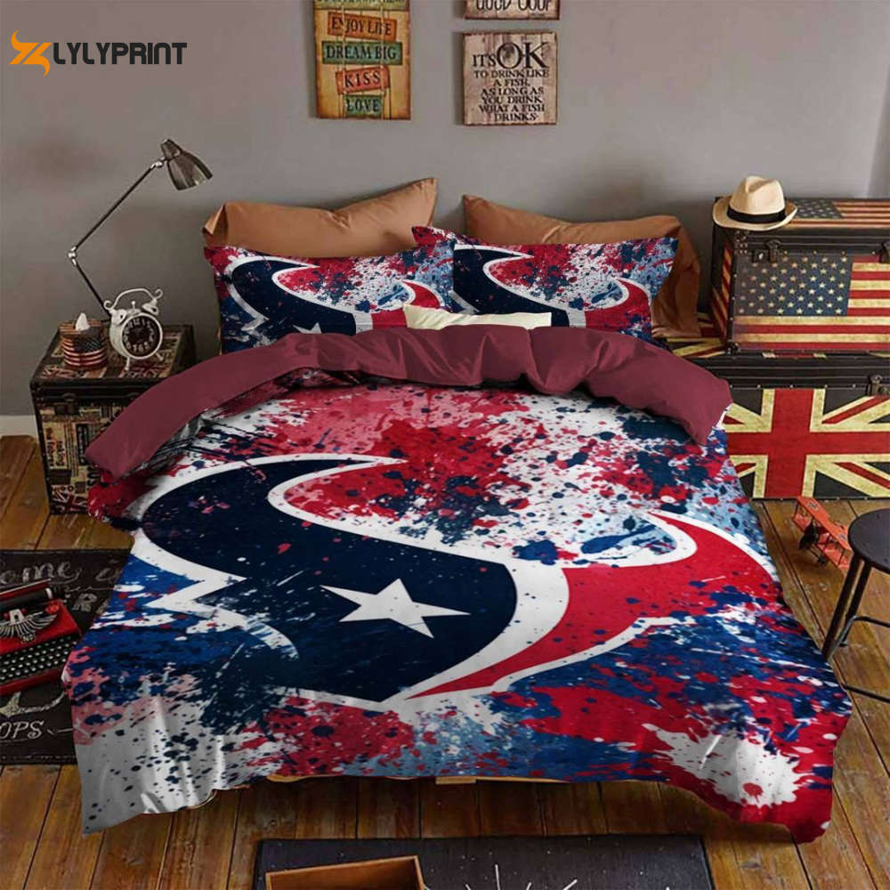 houston texans duvet cover bedding set bd344