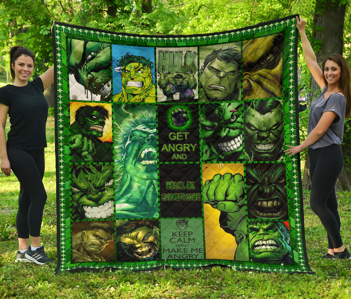 hulk swamp thing premium quilt blanket movie home decor custom for fans vswym