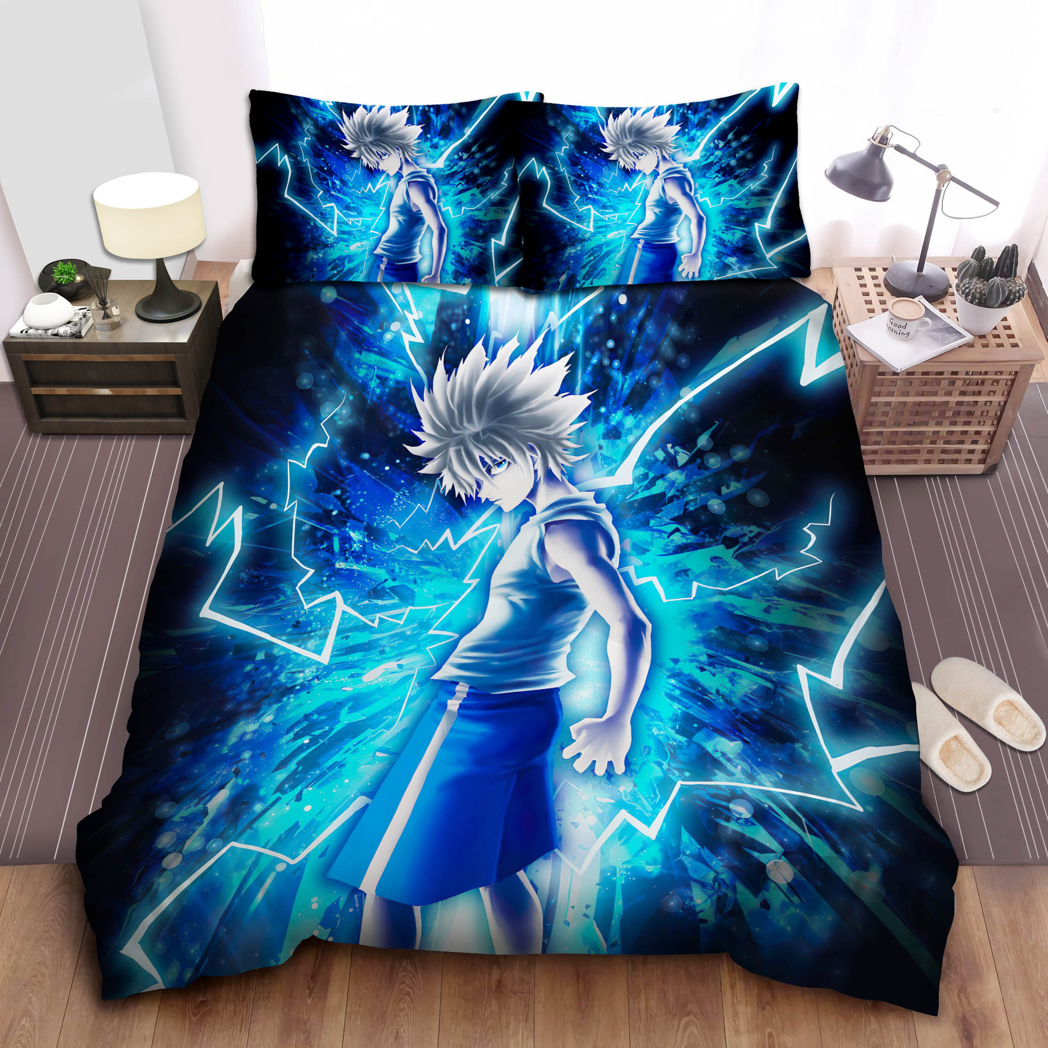 hunter x hunter killua duvet cover bedroom sets comfortable bedding sets ynbld