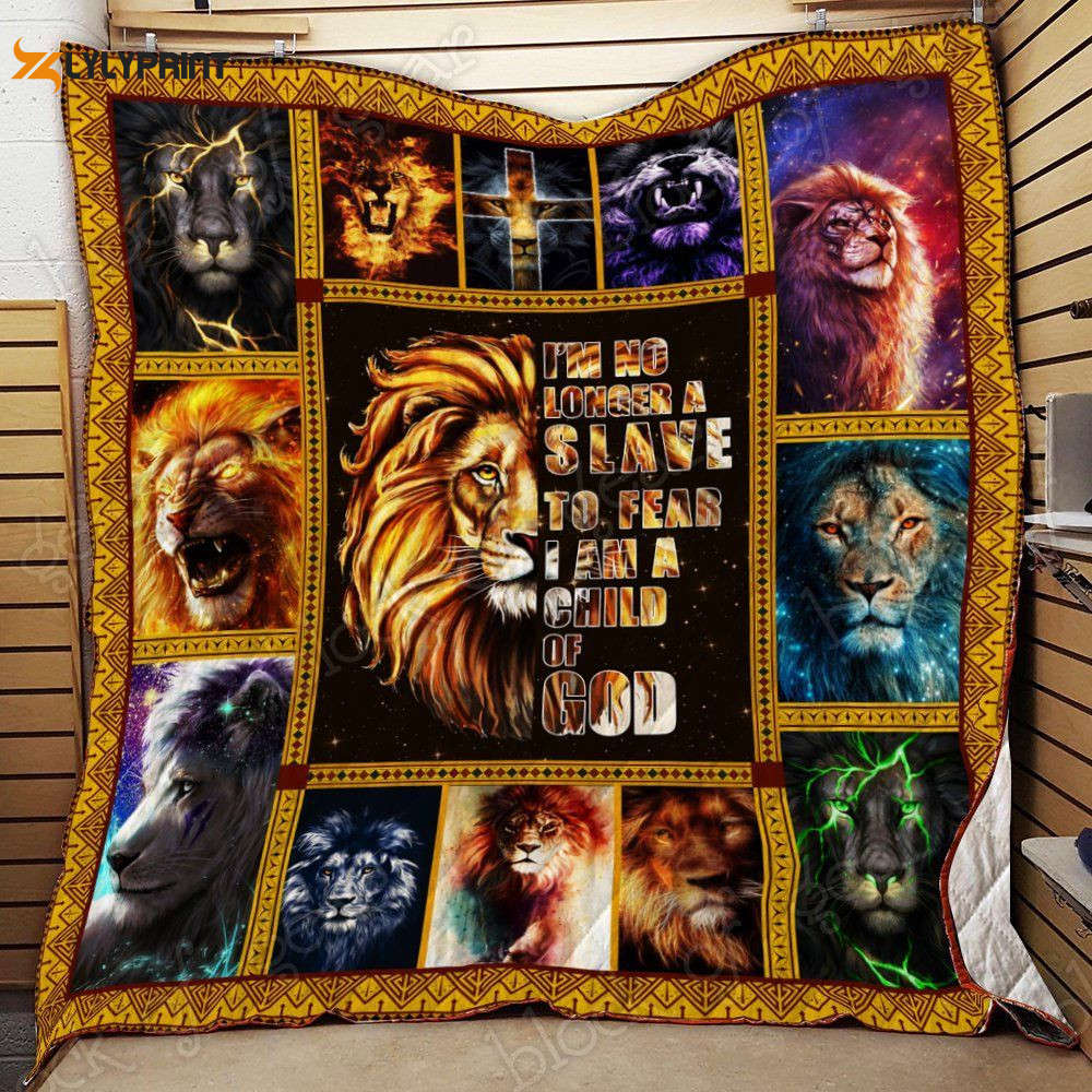 i am a child of god 3d customized quilt 1