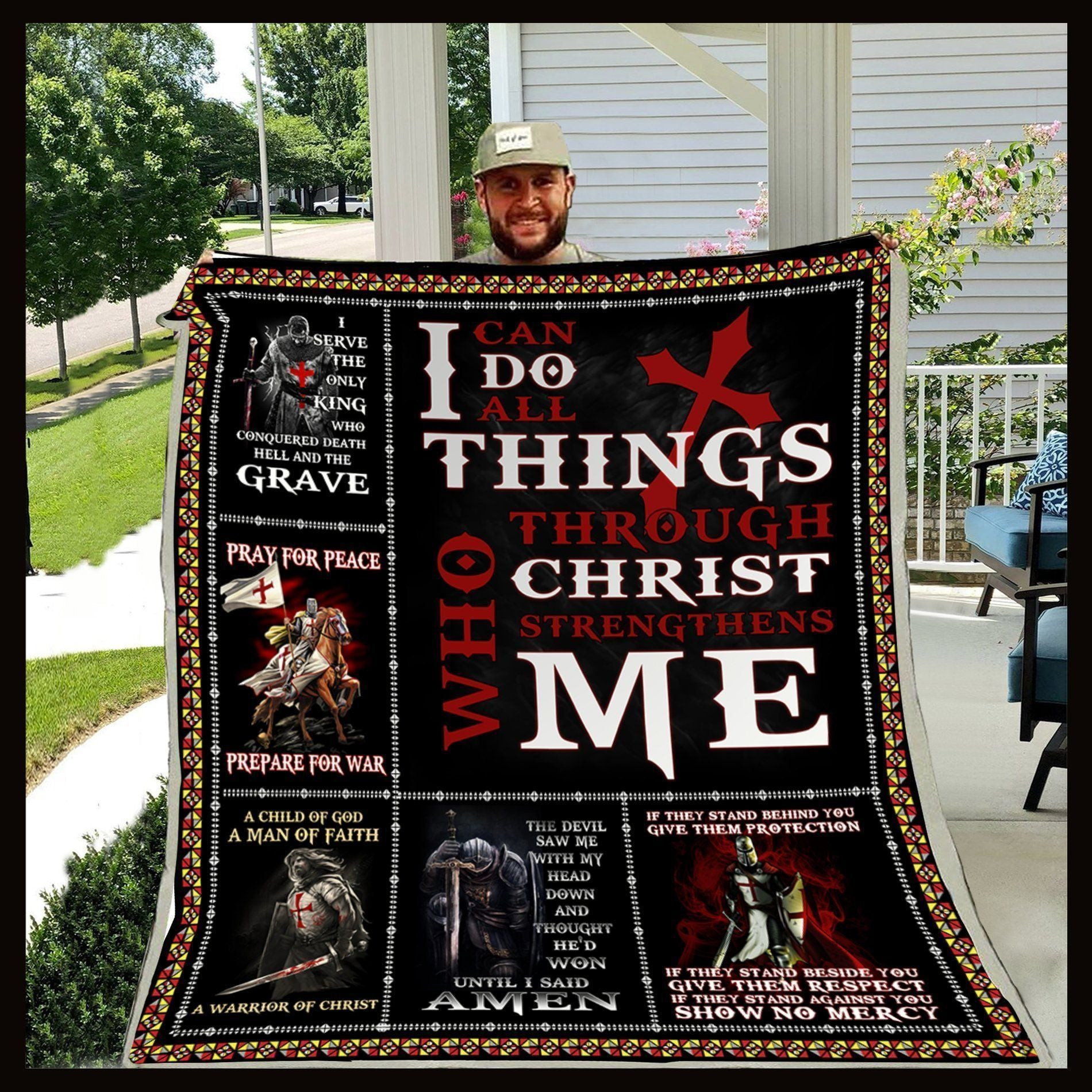 i can do all things knight blanket kvbsv