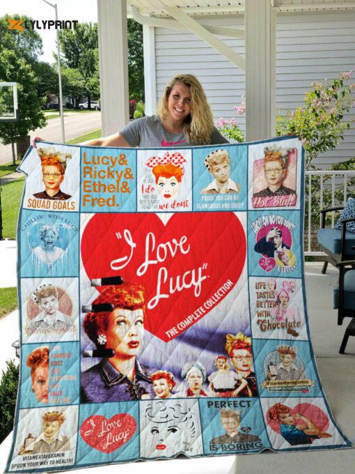 i love lucy quilt blanket for fans home decor gift 1aa