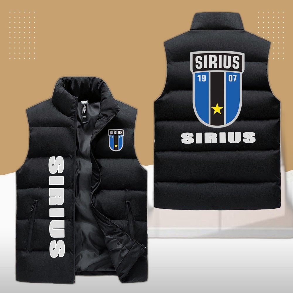 ik sirius fotboll sleeveless puffer jacket custom for fans gifts b6tmZ1