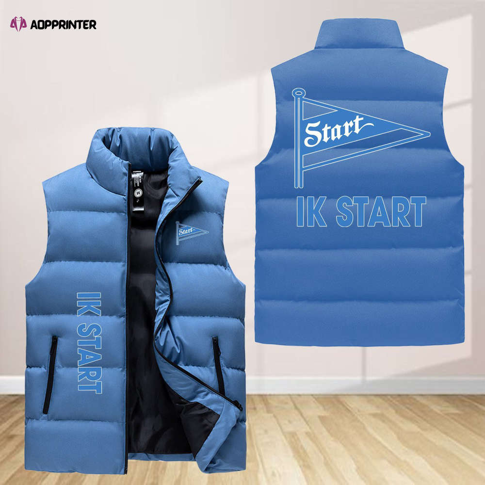 ik start sleeveless puffer jacket custom for fans gifts