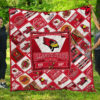 illinois state redbirds 2 quilt blanket for fans home decor gift