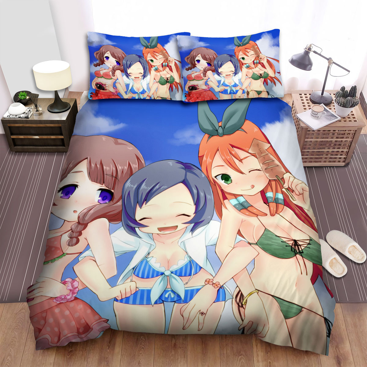 inazuma eleven beach vacation bed sheets spread duvet cover bedding sets dlnvf