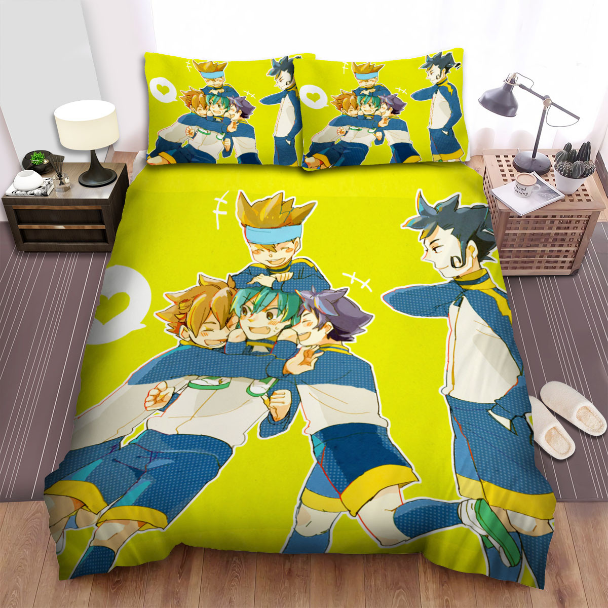 inazuma eleven friend and family bed sheets spread duvet cover bedding sets 79dse