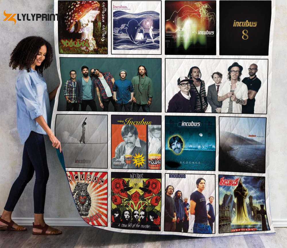 incubus best albums 3d customized quilt blanket