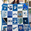 indiana state sycamores quilt blanket for fans home decor gift