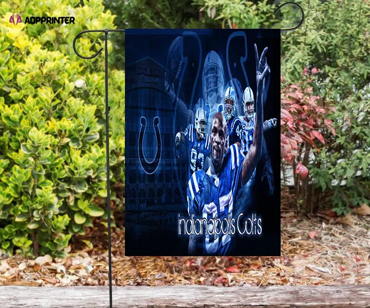 indianapolis colts all players stadium double sided printing garden flag home decor gifts