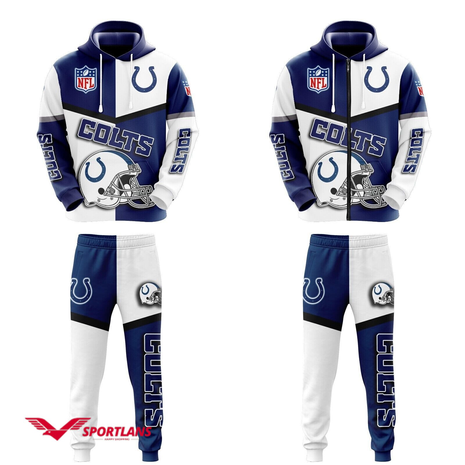 indianapolis colts nfl personalized combo hoodie2C zip hoodie and joggers for nfl fans tmhj22011014 88tumzi7am