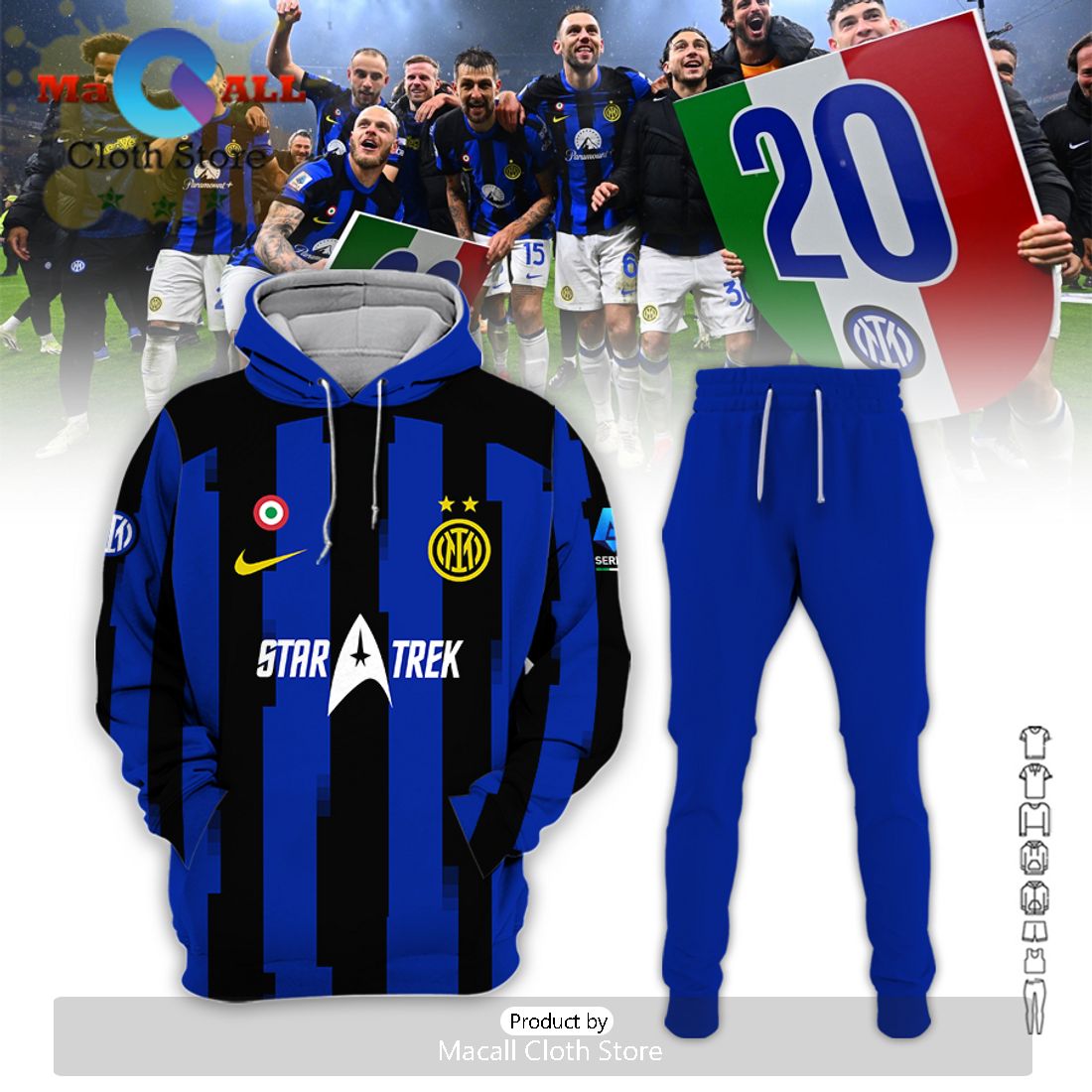 inter milan 23 24 campioni ditalia special clothes hoodie and pants 1 Q6AVu