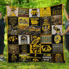 iowa hawkeyes 1 quilt blanket for fans home decor gift