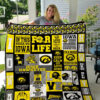 iowa hawkeyes 5 quilt blanket for fans home decor gift