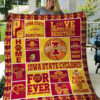 iowa state cyclone 5 quilt blanket for fans home decor gift 1