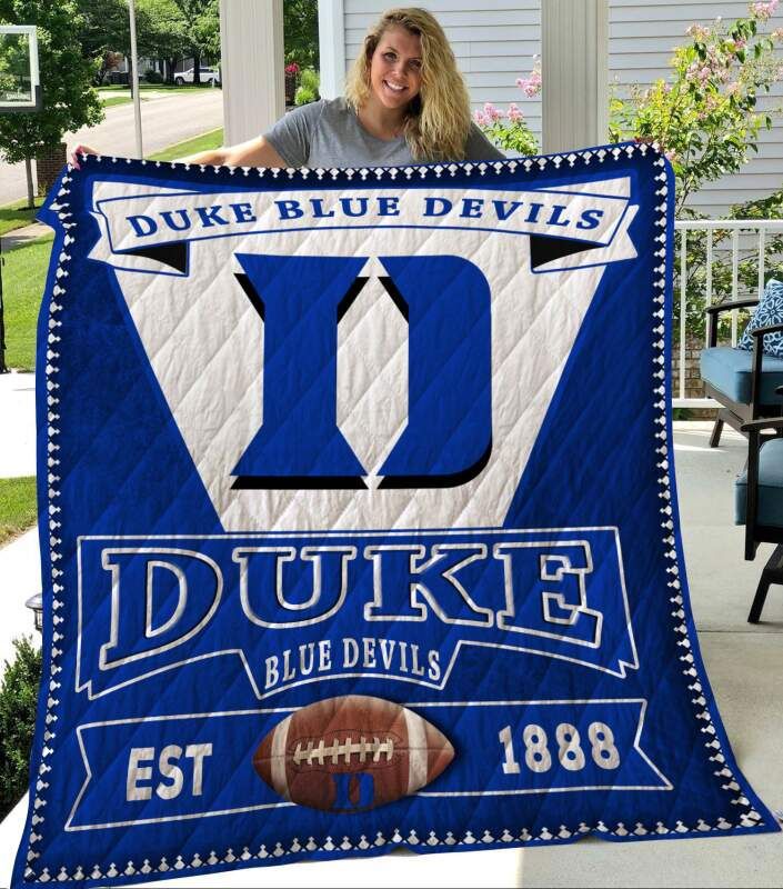 it also clearly states that the item is a duke blue devils quilted throw 20240217090622797