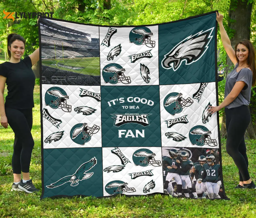 its good to be a philadelphia eagles fan 3d full printing quilt 9983 1