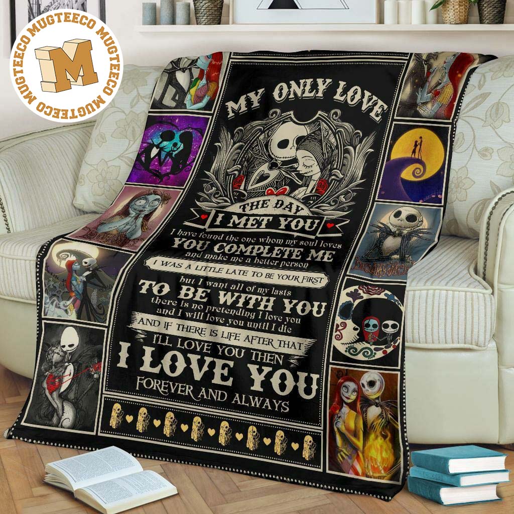 jack 26 sally fleece blanket i love you forever and always bedding decor kujed