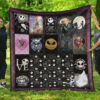 jack and sally the nightmare before christmas premium quilt blanket cartoon home decor custom for fans 5ifws