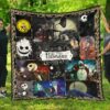 jack and sally the nightmare before christmas premium quilt blanket cartoon home decor custom for fans ulsbq