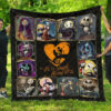 jack sally quilt blanket nightmare before christmas fan gift khrar