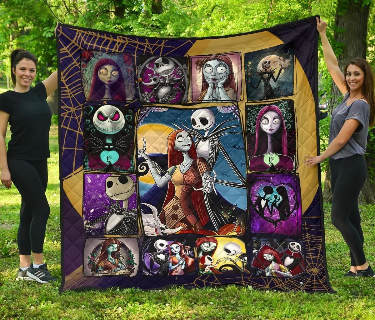 jack sally quilt blanket the nightmare before christmas blanket ghx29