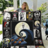 jack skellington quilt blanket for fans home decor gift 2d