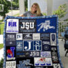 jackson state tigers quilt blanket for fans home decor gift 1