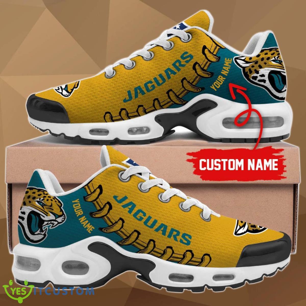 jacksonville jaguars air cushion sports shoes custom name for fans