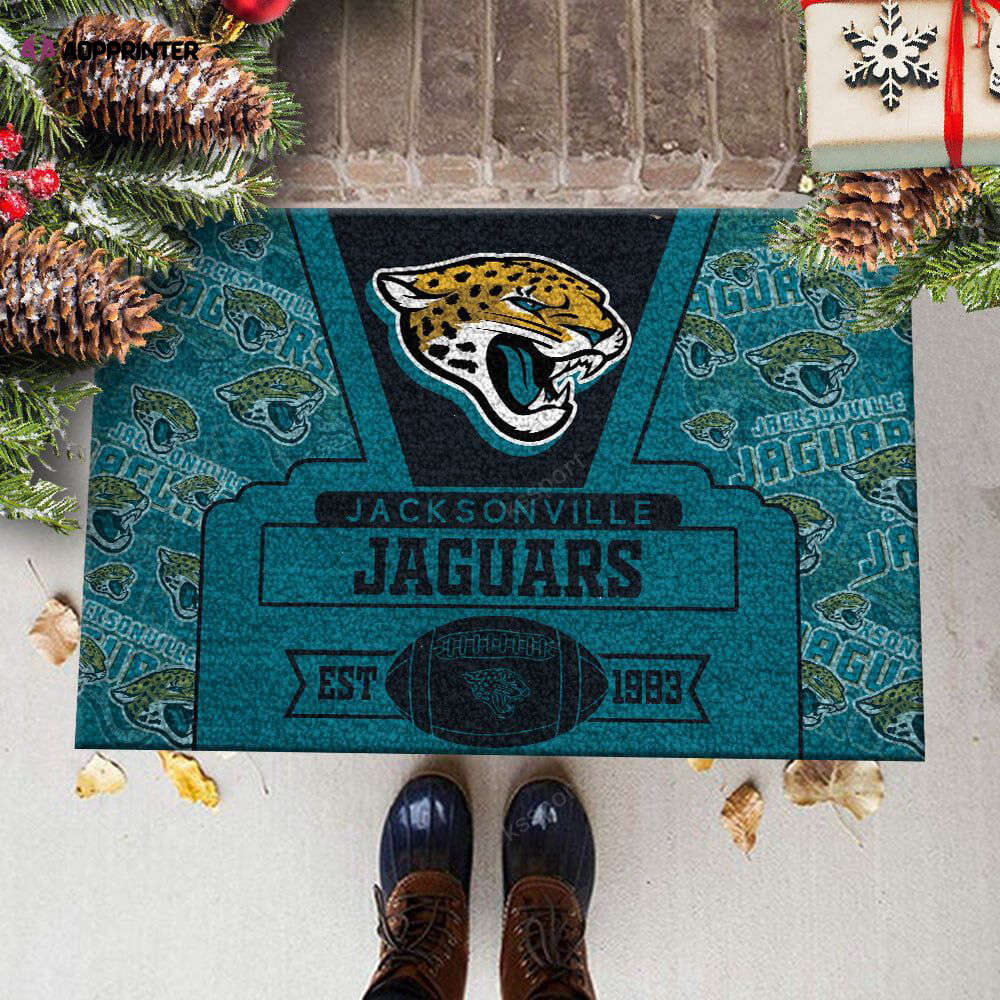 jacksonville jaguars doormat best gift for home decoration