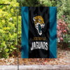 jacksonville jaguars emblem silk texture double sided printing garden flag home decor gifts