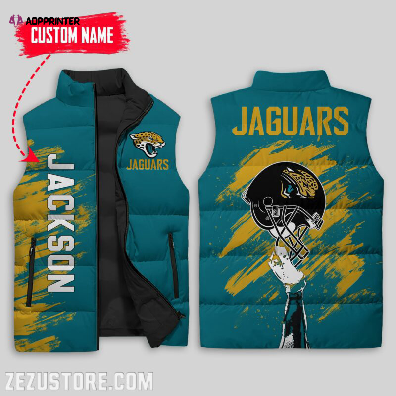 jacksonville jaguars nfl sleeveless puffer jacket custom for fans gifts 15