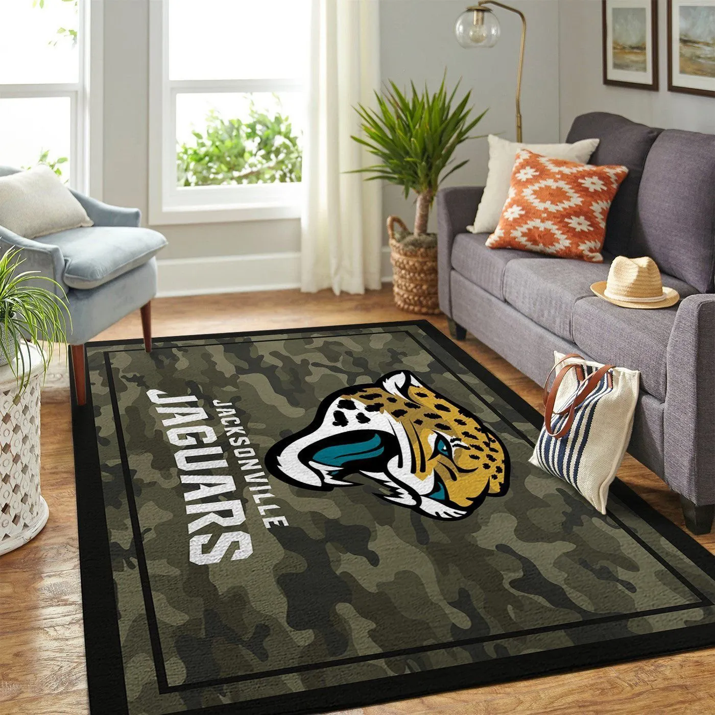 jacksonville jaguars rectangle rug 81 tz750