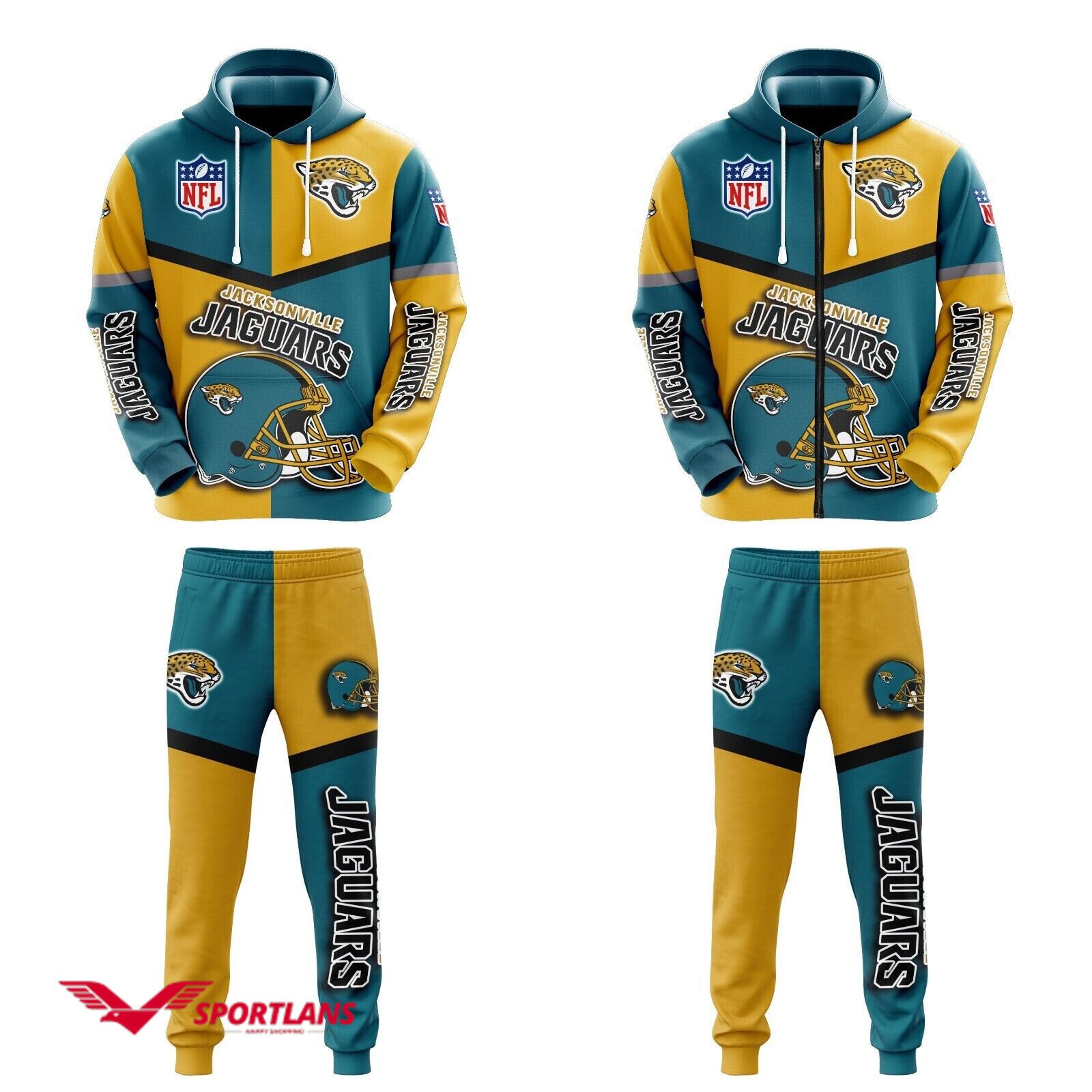 jacksonville jaguars nfl personalized combo hoodie2C zip hoodie and joggers for nfl fans tmhj22011015 qgxvzgqqnn