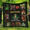 jagermeister is our wine quilt blanket funny gift idea owoww