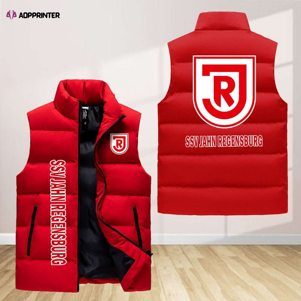 jahn regensburg sleeveless puffer jacket custom for fans spj0058