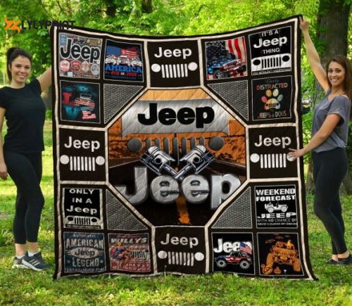 jeep quilt blanket for fans home decor gift 2b 3 500x435 1