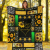 jesus its not religion its a relationship hippie sunflower for christ christian blanket 1hy68