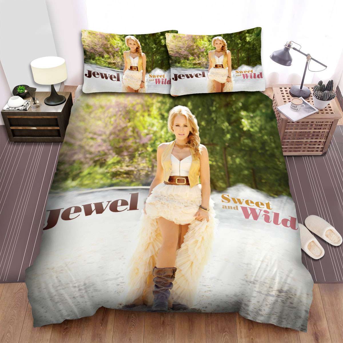 jewel music sweet and wild album bed sheets spread comforter duvet cover bedding sets f0gm7