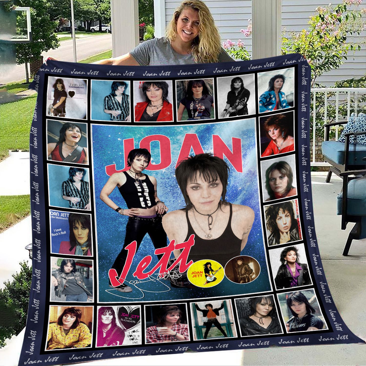 joan jett signature blanket mlmlh